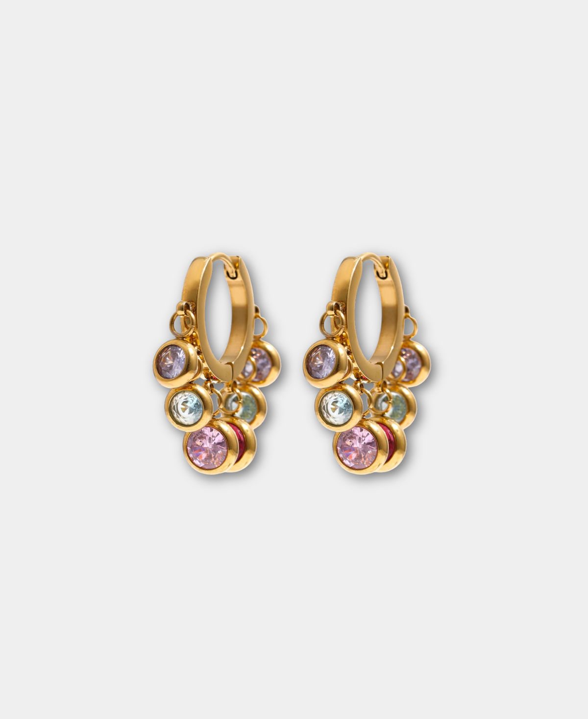 AURORA HOOPS IN MULTICOLOUR